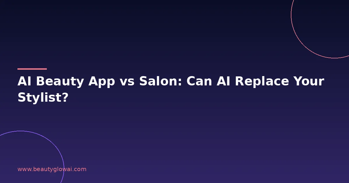 AI beauty app vs salon consultation comparison