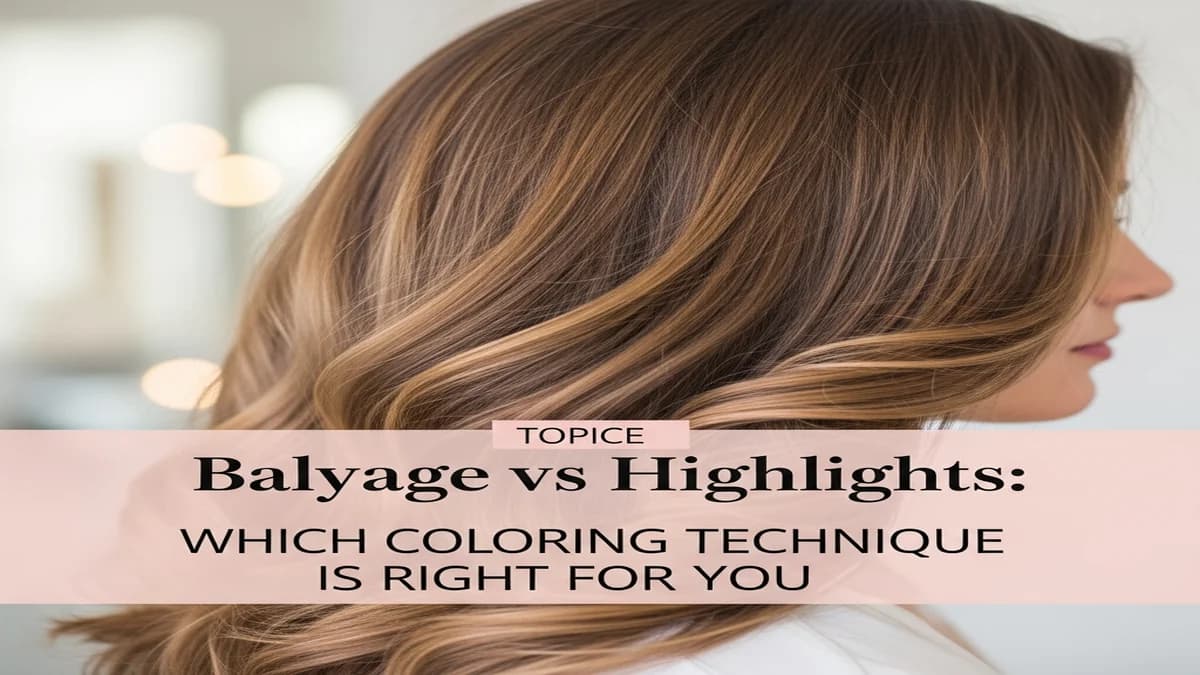 Cover image for Balayage vs Highlights: Which Coloring Technique Is Right for You?