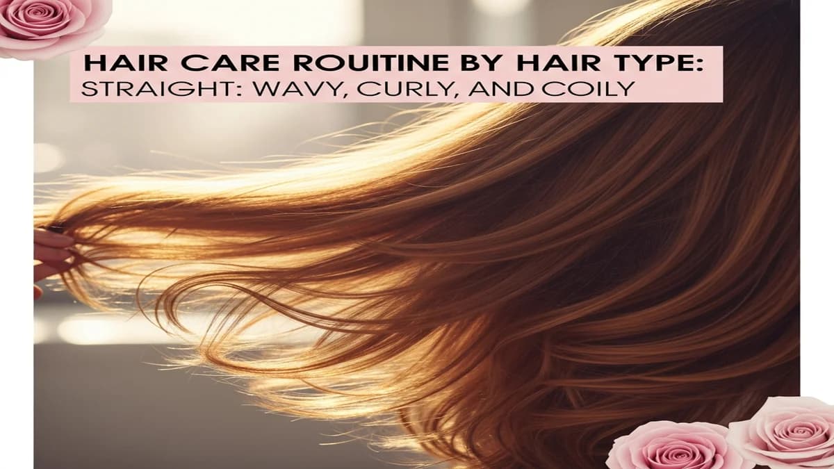 Cover image for Hair Care Routine by Hair Type: Straight, Wavy, Curly, and Coily