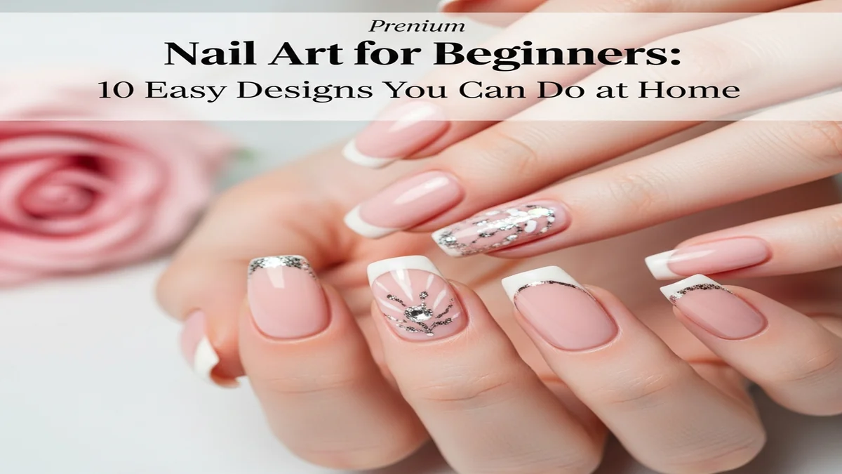 Cover image for Nail Art for Beginners: 10 Easy Designs You Can Do at Home
