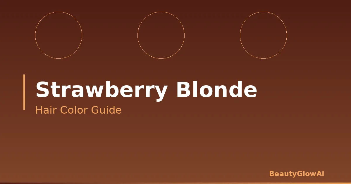 Beautiful strawberry blonde hair showing warm copper and golden tones